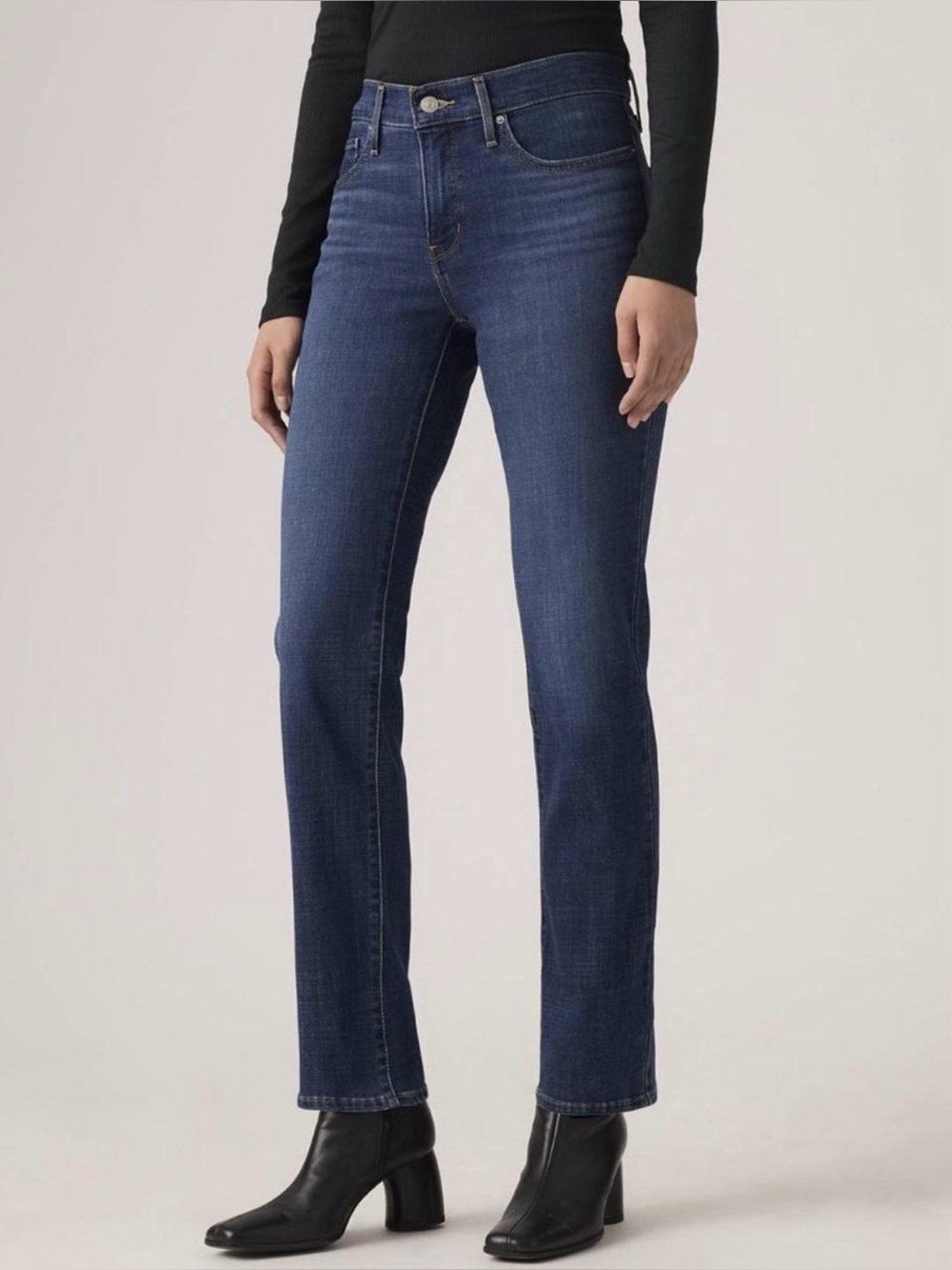 Classic Dark Blue Women's Jeans - 312 Shaping Slim Sleek Everyday Denim